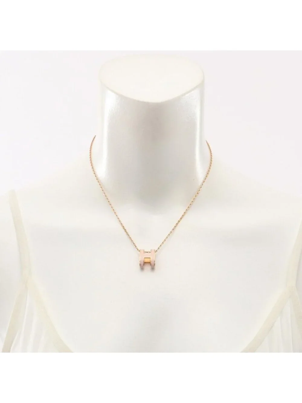 Hermes Necklace Pop Gold
